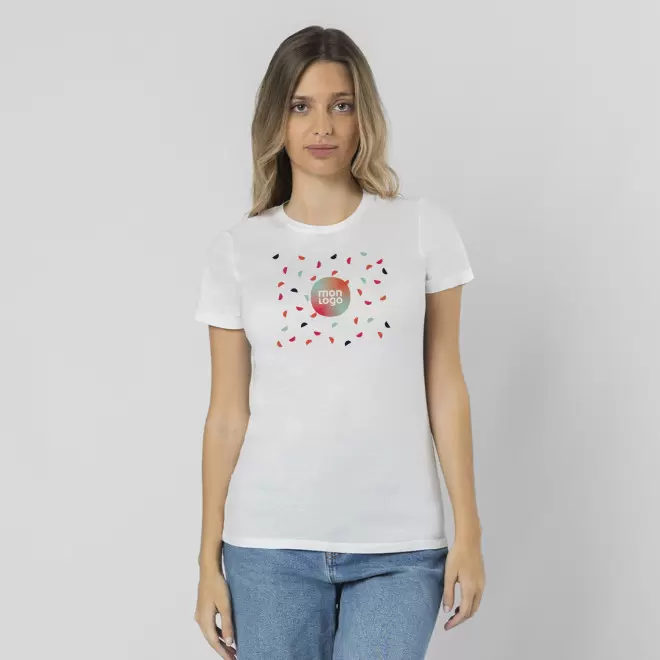 TEE SHIRT FEMME PERSONNALISABLE COULEUR 'NAYA 150 2.0'