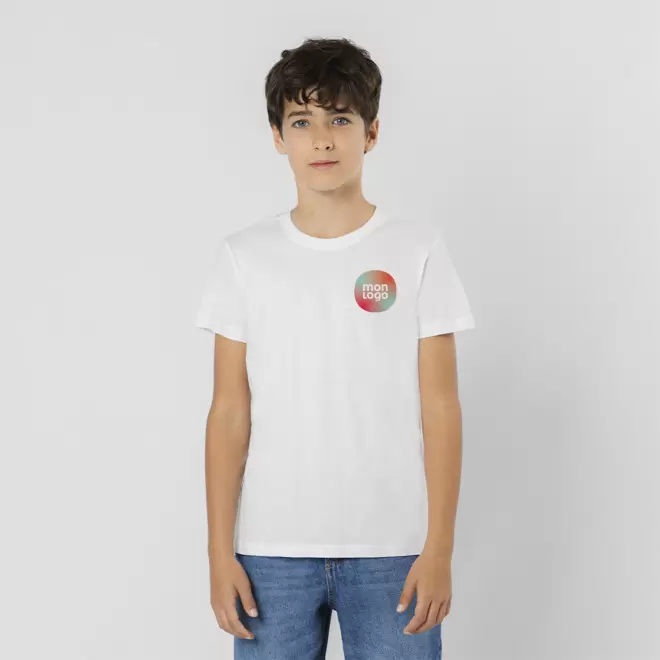 TEE SHIRT ENFANT PERSONNALISE BLANC 'NAYA 150 2.0'