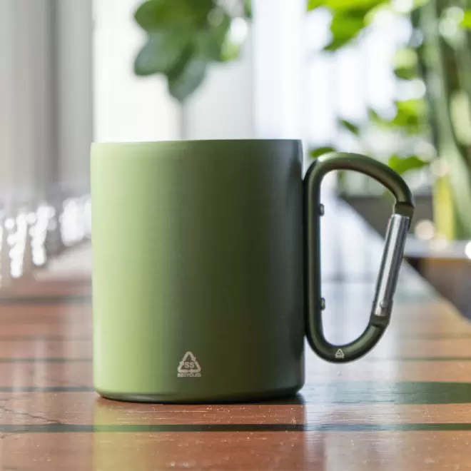 MUG MOUSQUETON PERSONNALISABLE 'MACKENZA COLOR RECYCLEE'