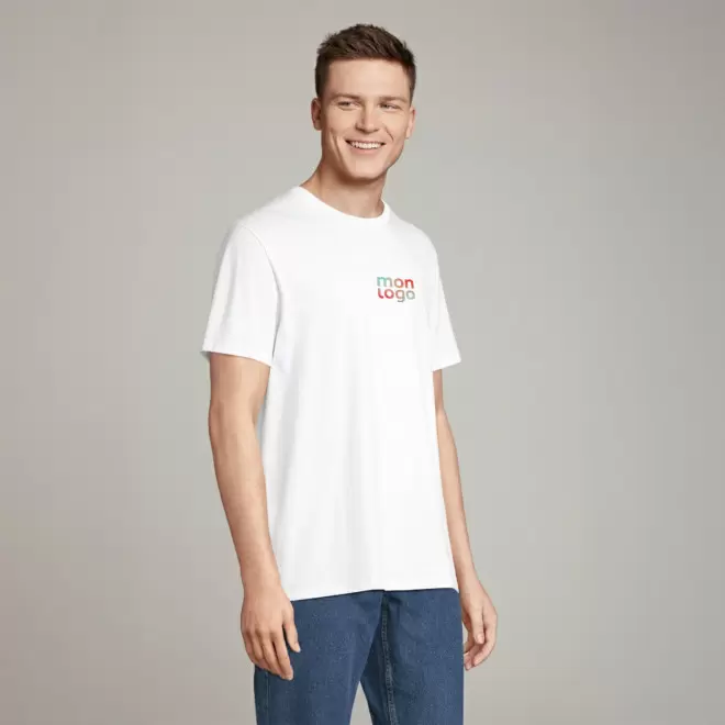 TEE SHIRT PERSONNALISABLE MIXTE BLANC 'LEGEND'