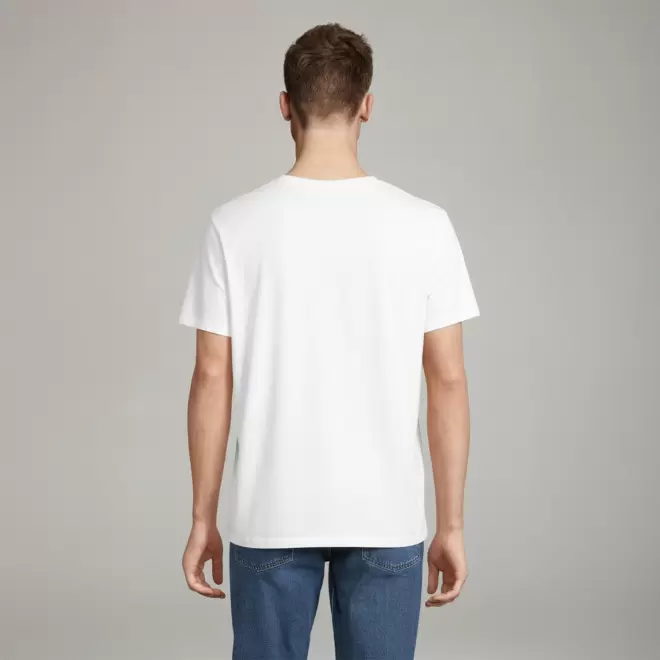 TEE SHIRT PERSONNALISABLE MIXTE BLANC 'LEGEND'
