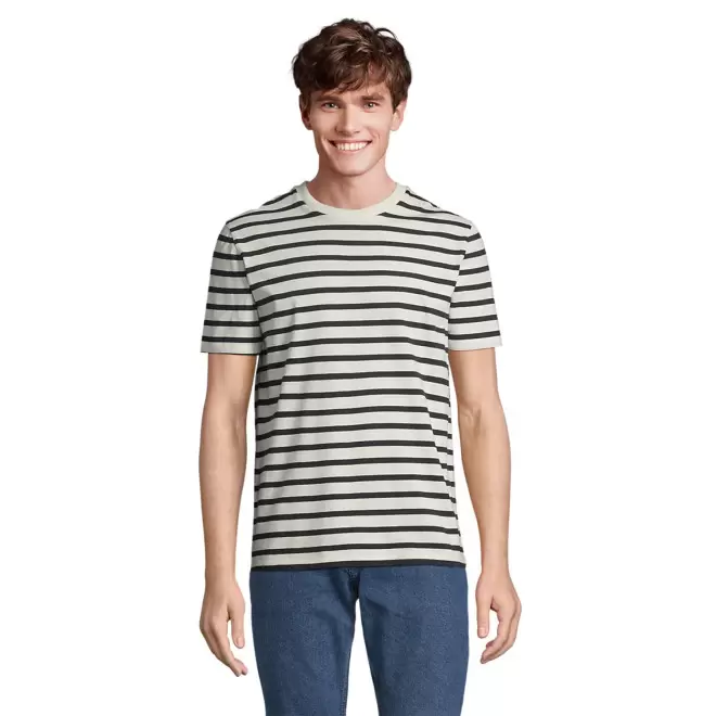 TEE SHIRT PERSONNALISABLE MIXTE RAYURES 'LEGEND'