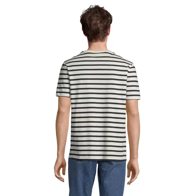 TEE SHIRT PERSONNALISABLE MIXTE RAYURES 'LEGEND'