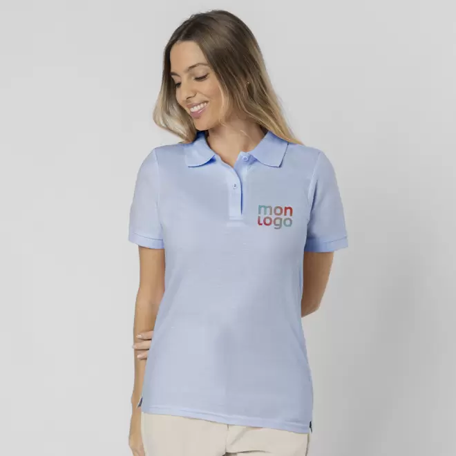 POLO FEMME COULEUR PERSONNALISABLE 'CHARLES'