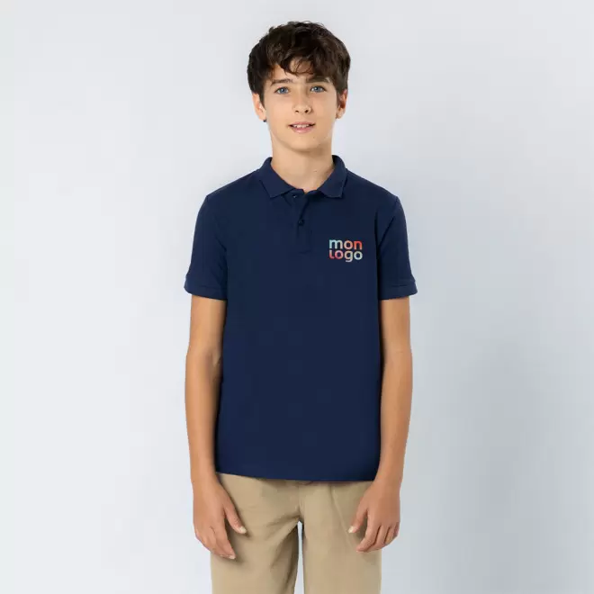 POLO ENFANT PERSONNALISABLE COULEUR 'CHARLES'