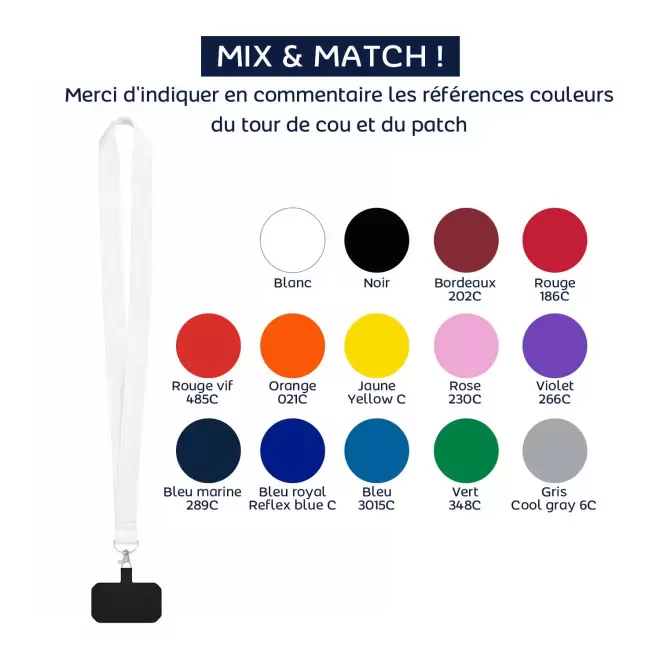 TOUR DE COU TEL PERSONNALISABLE 'OBLA RPET'