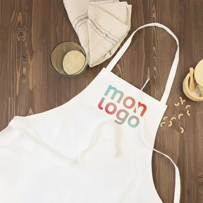 TABLIER SANS POCHE PERSONNALISE 'CUISTO RECYCLE'