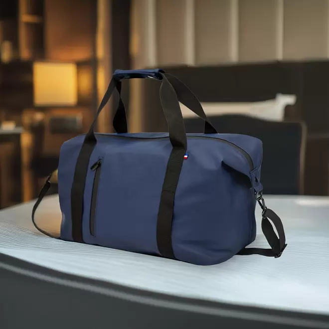 SAC VOYAGE PUBLICITAIRE EN PU ORIGINE FRANCE 'ANTHONY'