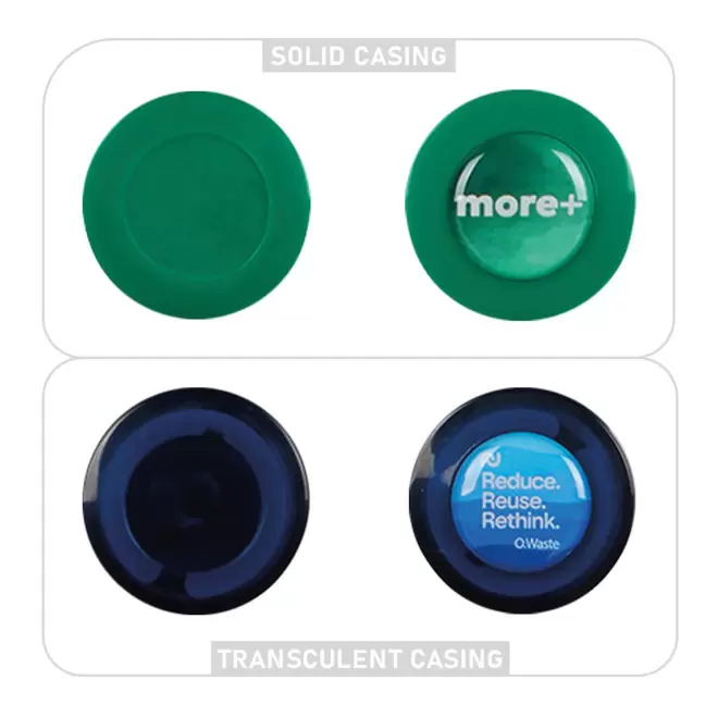 PORTE BADGE DEROULEUR PERSONNALISABLE 'DISTUBI ROND'