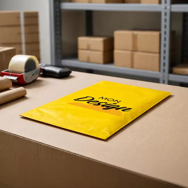 POCHETTE D'EXPEDITION PERSONNALISABLE 'ETSO' 