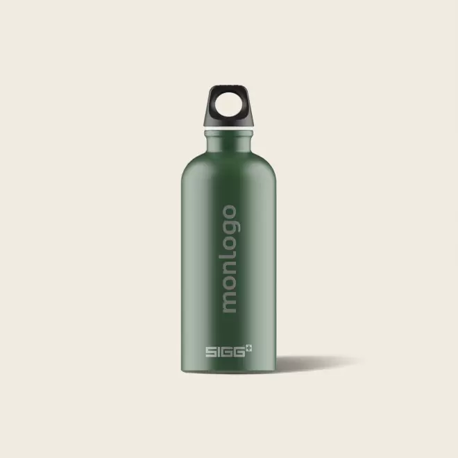 GOURDE EN ALUMINIUM SIGG 600ML PERSONNALISEE 'TRAVELLER'