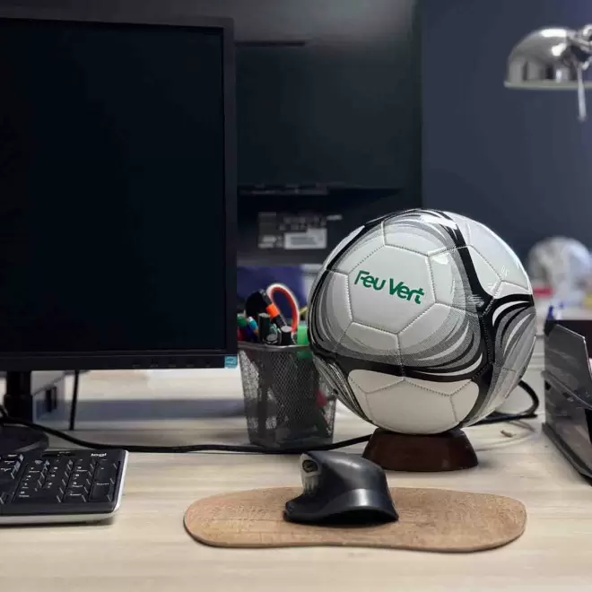 BALLON FOOT PVC PERSONNALISE 'SOCCERPRO'