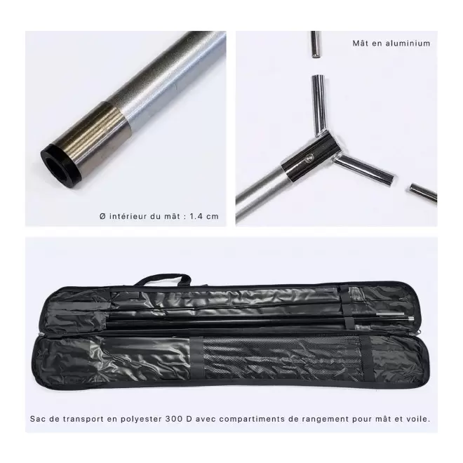 ORIFLAMME VOILE + MAT PERSONNALISE 'MAGNUSEN'