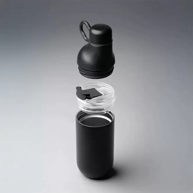 GOURDE ET MUG ISOTHERME 2 EN 1 PERSONNALISES 500ML 'TIHOU'