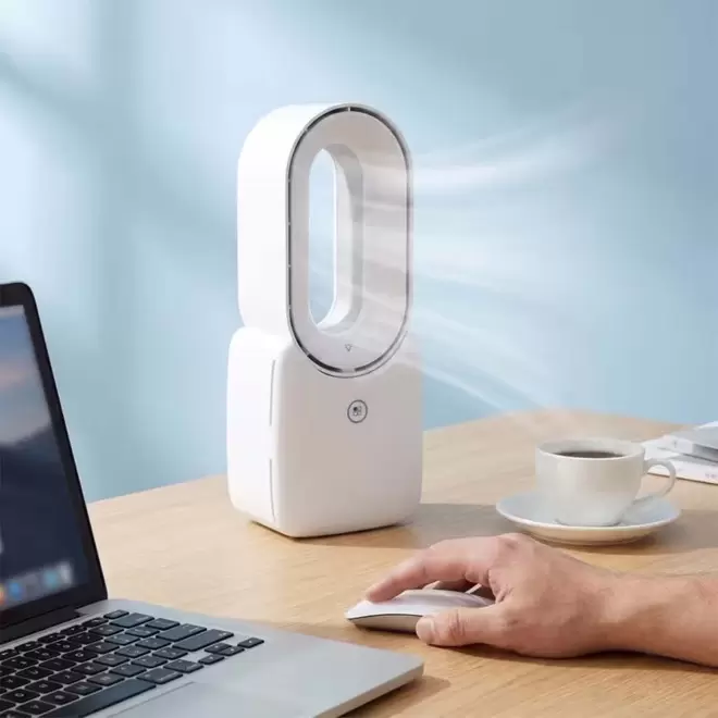 VENTILATEUR PUBLICITAIRE SANS PALES AVEC LED 'JISON'