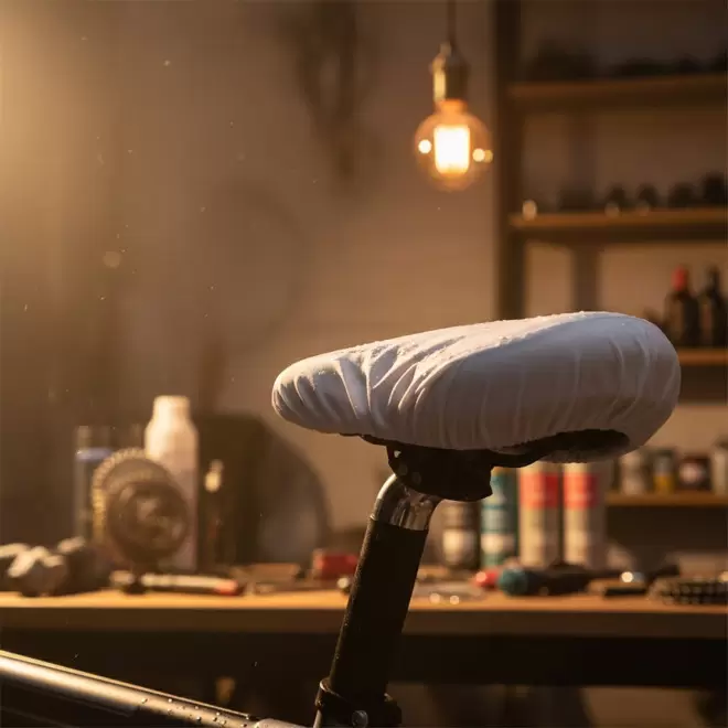 COUVRE SELLE PUBLICITAIRE POUR VELO 'BYPRO'