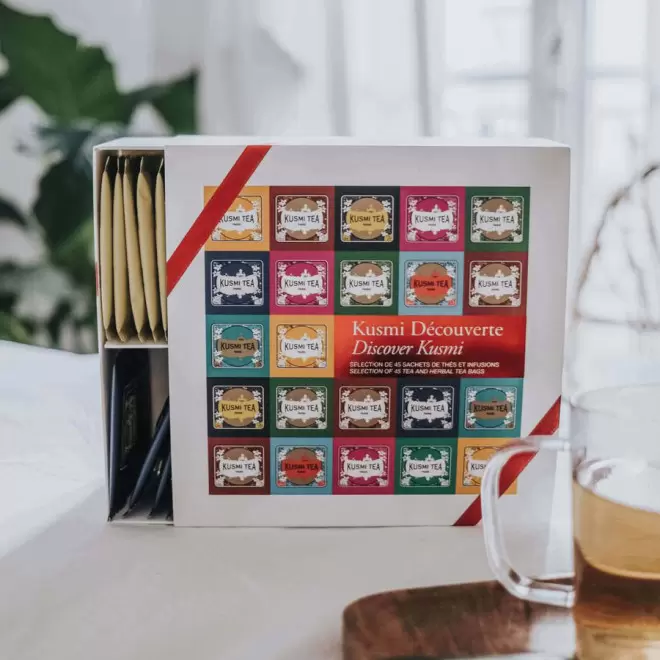 COFFRET DÉCOUVERTE KUSMI TEA® 45 SACHETS