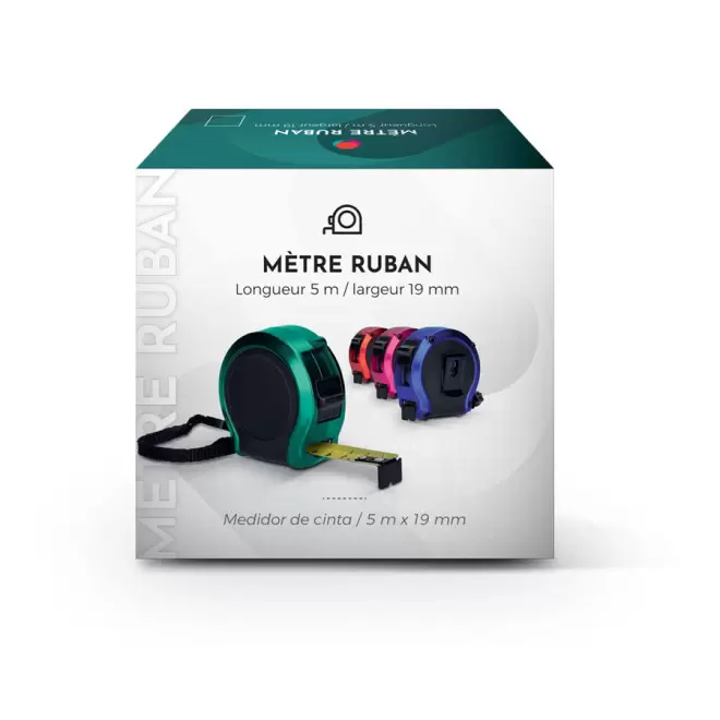 MÈTRE RUBAN PUBLICITAIRE COLORÉ 5M 'MANON'