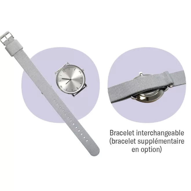 MONTRE ANALOGIQUE PROMOTIONNELLE MIXTE 'SPECTRE'