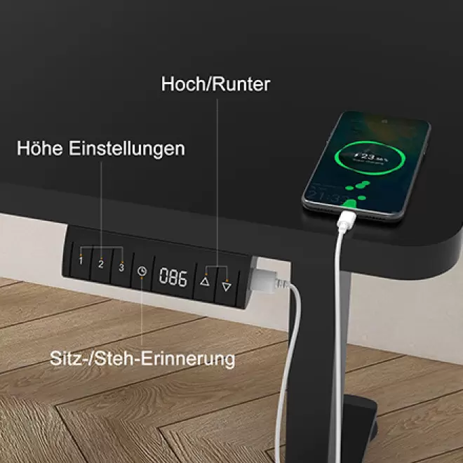 2 BUREAUX ASSIS DEBOUT 140x70