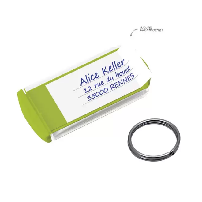 PORTE CLÉS PORTE ÉTIQUETTE PUBLICITAIRE 'PITTA'