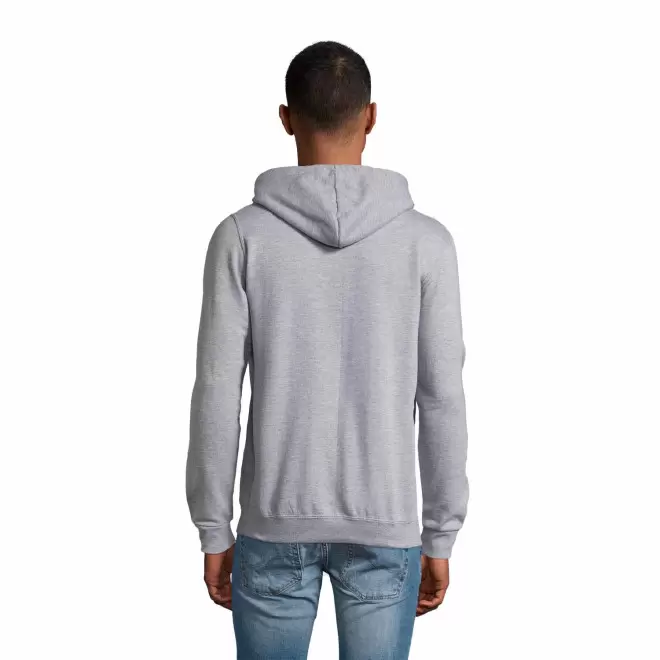 SWEAT ZIPPÉ PERSONNALISÉ À CAPUCHE MIXTE 'STONE' 260 GR/M²