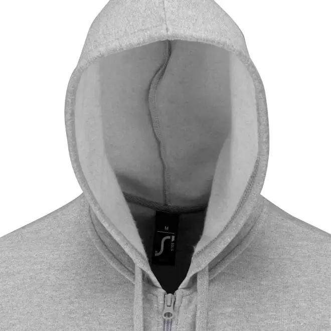SWEAT ZIPPÉ PERSONNALISÉ À CAPUCHE MIXTE 'STONE' 260 GR/M²