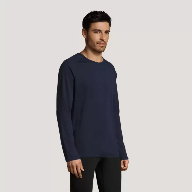 TEE SHIRT RESPIRANT MANCHES LONGUES PERSONNALISABLE HOMME 'KOURY' 140 GR/M²