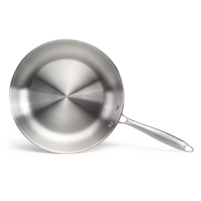 POÊLE ACIER INOX 8 CM LIVOO®