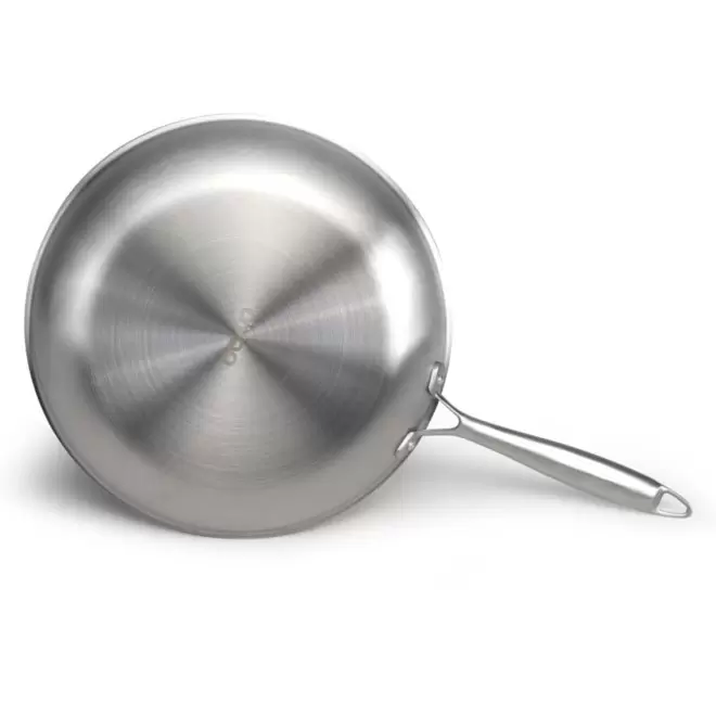 POÊLE ACIER INOX 8 CM LIVOO®