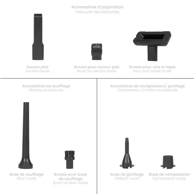 ASPIRATEUR A MAIN MULTIFONCTION LIVOO®