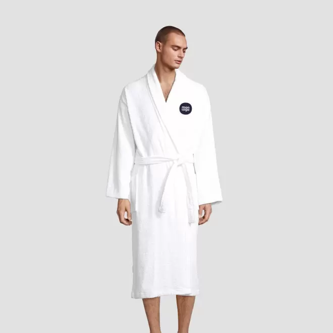 PEIGNOIR PERSONNALISÉ MIXTE BLANC 'PALACE'