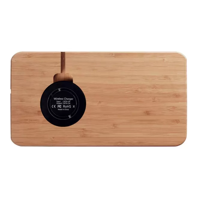 ORGANISEUR DE BUREAU PUBLICITAIRE AVEC CHARGEUR A INDUCTION 5W 'STENGER'