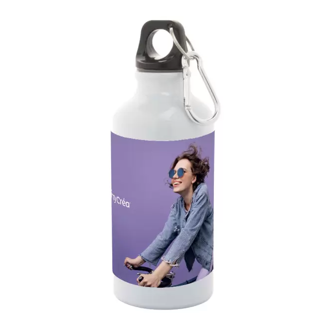 GOURDE EN METAL AVEC MOUSQUETON 'EVEREST' SUBLIMATION