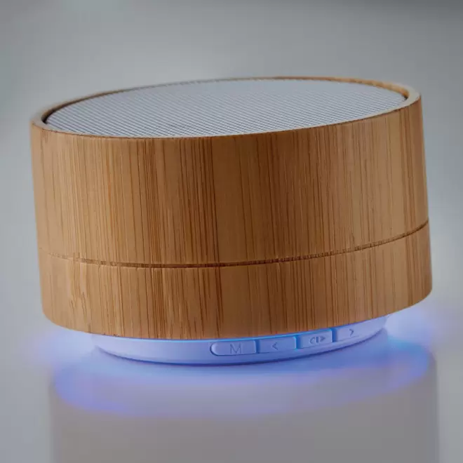 ENCEINTE BLUETOOTH® PUBLICITAIRE EN BOIS 3W 'JOOD'