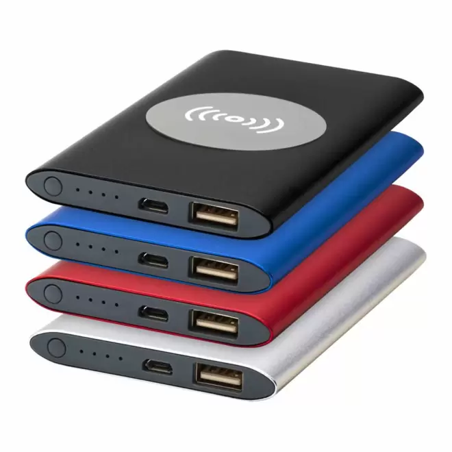 BATTERIE EXTERNE PUBLICITAIRE ET CHARGEUR A INDUCTION 'LERGEN'