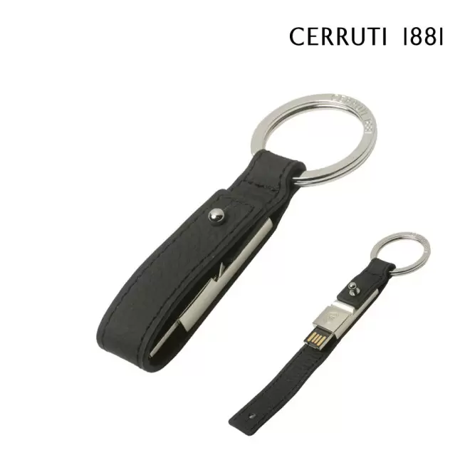 PORTE CLÉS PERSONNALISÉ AVEC CLÉ USB 16 GO CERRUTI 1881® 'HAMILTON'