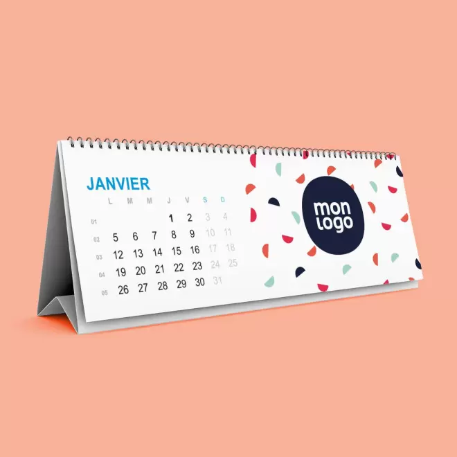 CALENDRIER CHEVALET PERSONNALISABLE 'EASEL'