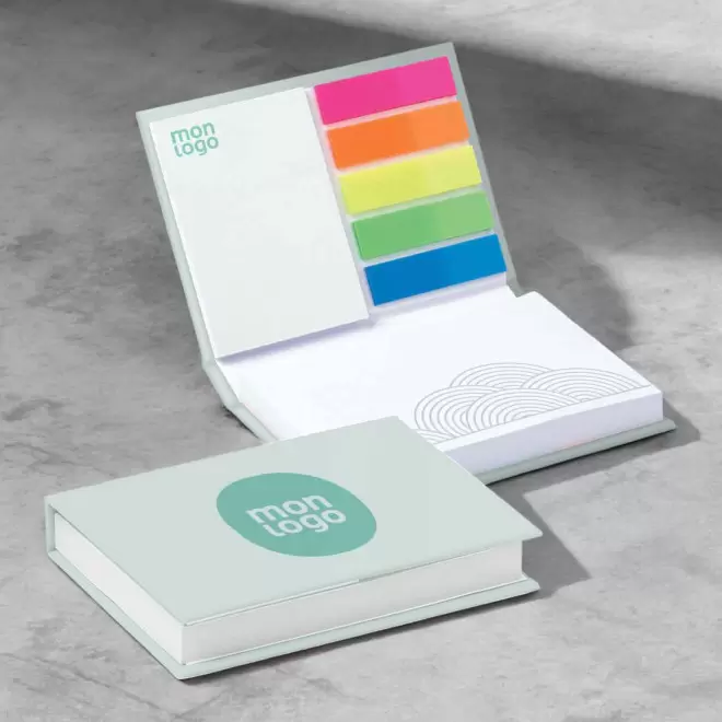 BLOC MEMOS ET MARQUE PAGES PUBLICITAIRE 'JONAX RIGIDE'