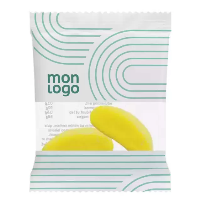 LOT DE 100 SACHETS BANANAS HARIBO® PUBLICITAIRES