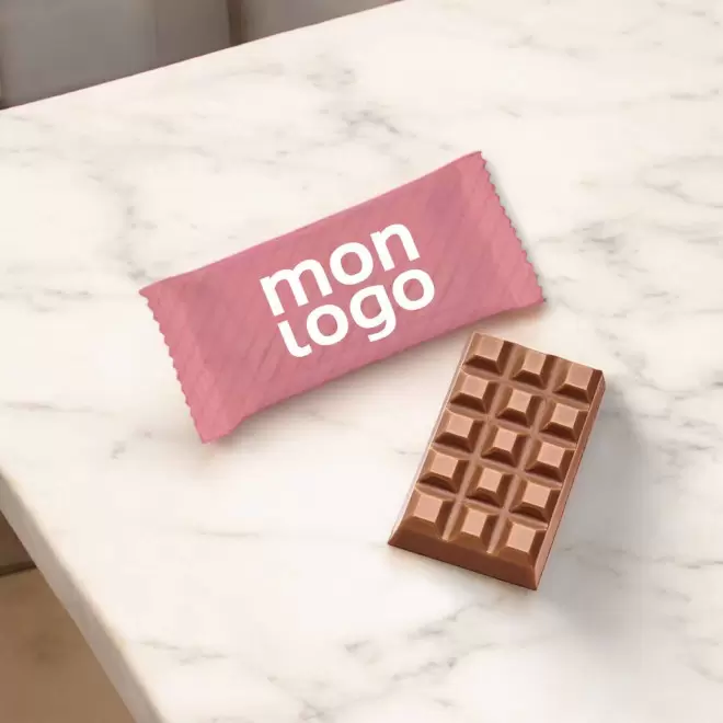 LOT DE 100 TABLETTES DE CHOCOLAT PUBLICITAIRE 'BOCANA'