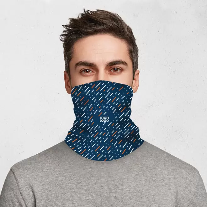 CACHE COU PERSONNALISÉ EN POLYESTER 'SHERPA'