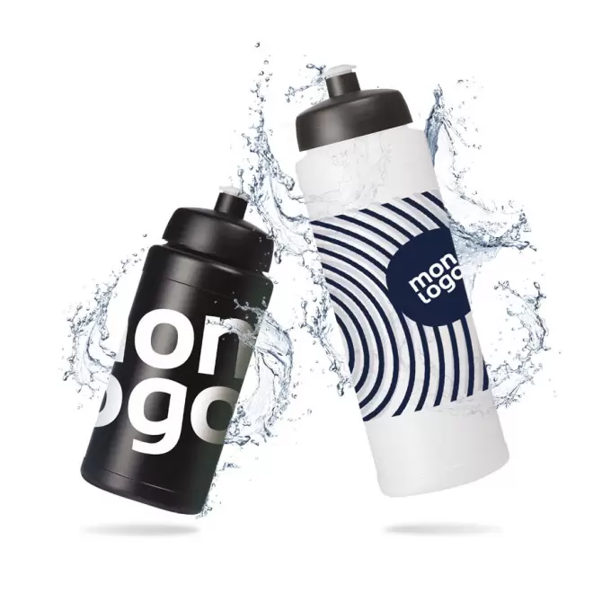 GOURDE PERSONNALISEÉ CORPS TRANSLUCIDE 750 ML 'SKYRUN'