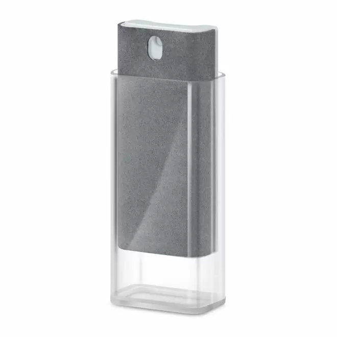 SPRAY NETTOYANT POUR ECRAN AVEC SUPPORT DE TELEPHONE PERSONNALISABLE 'CLEANTEL'