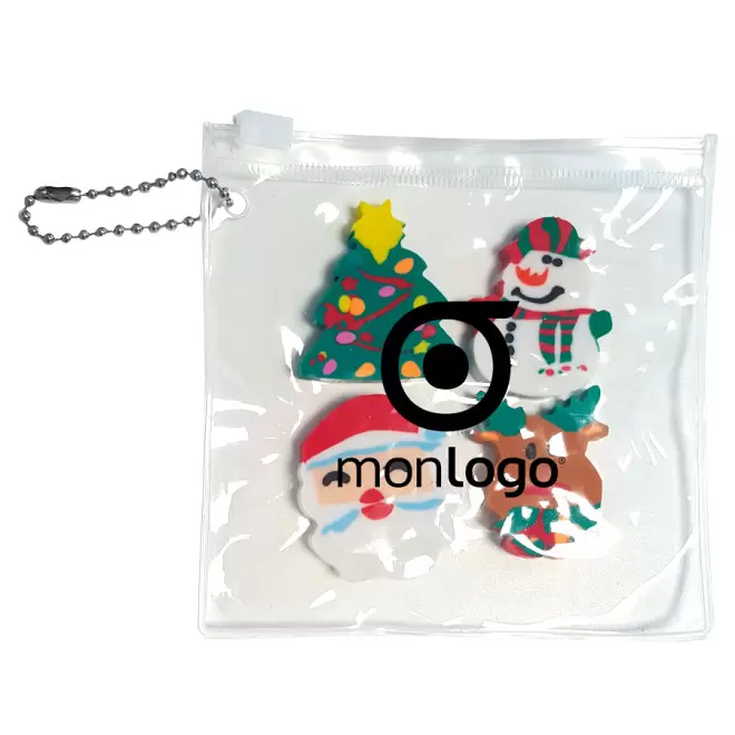 SET DE GOMMES PERSONNALISÉ DE NOËL 'GOMMY'