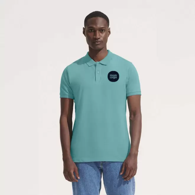 POLO PUBLICITAIRE HOMME 'PLANET' COULEUR 170 GR/M²