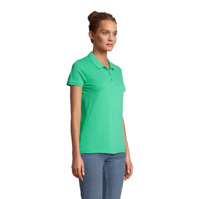 POLO PUBLICITAIRE FEMME BIO 'PLANET' COULEUR 170 GR/M²