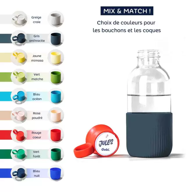 GOURDE TRANSPARENTE PUBLICITAIRE EN VERRE 'GOBI INDOOR'