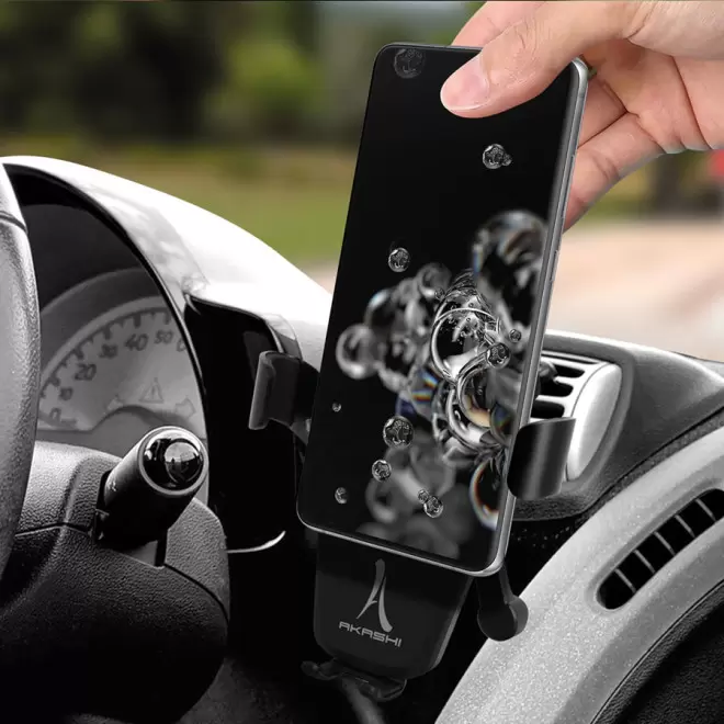 SUPPORT TÉLÉPHONE AKASHI® PERSONNALISÉ POUR VOITURE 'HESTIA'