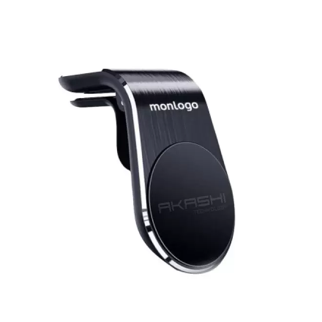 SUPPORT TÉLÉPHONE PUBLICITAIRE MAGNÉTIQUE POUR VOITURE AKASHI®  'CARTU'